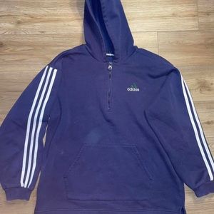 Adidas Vintage 1/4 Zip Hoodie